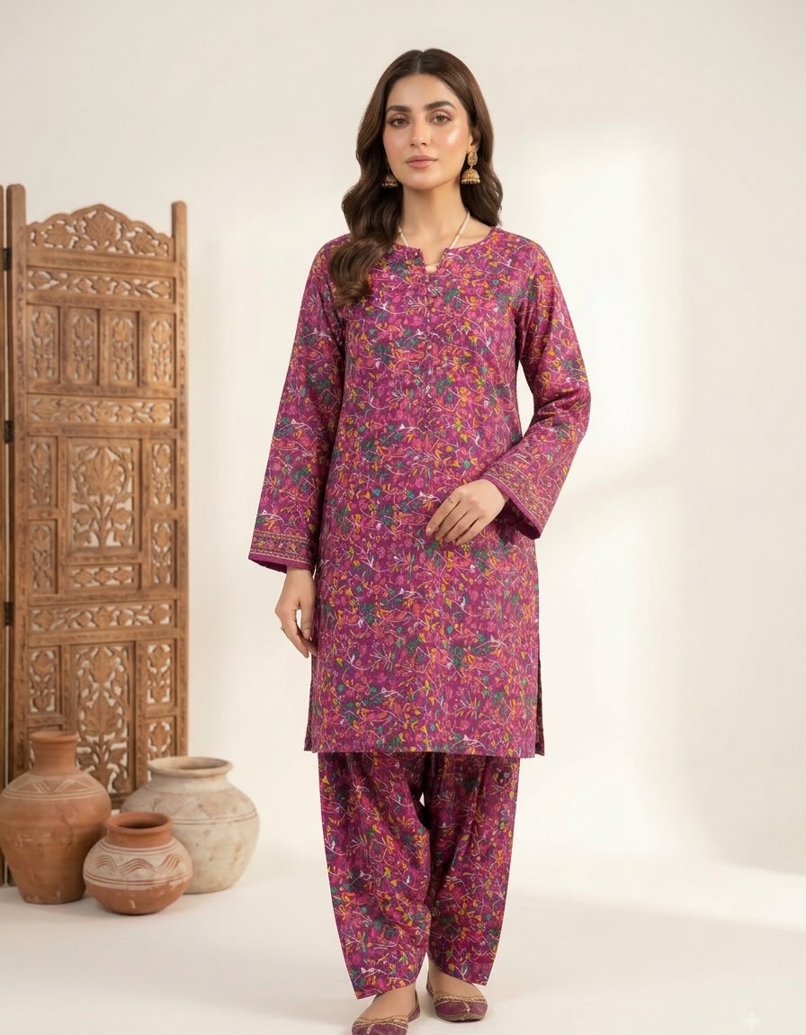 H&A Lelin 2-Piece Unstitched Suits