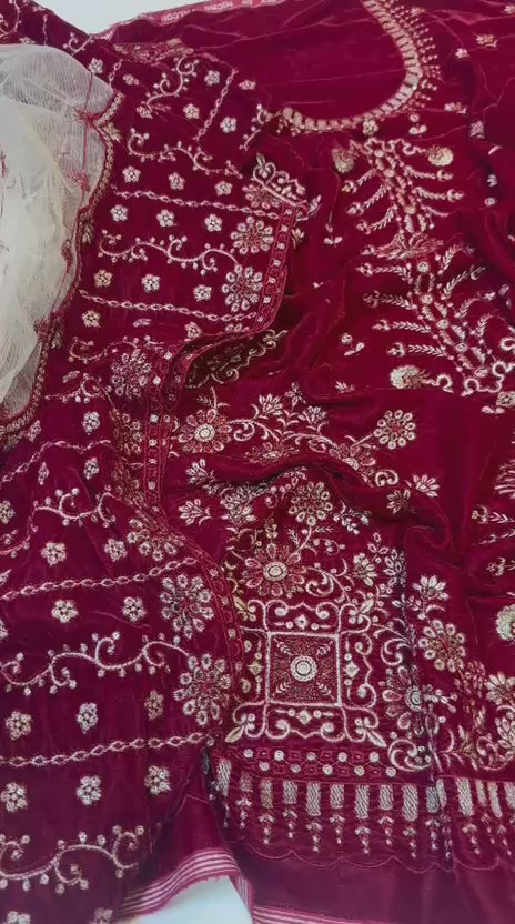 Noore 3pc Micro Velvet Suit – Premium 9000 Velvet New Arrival